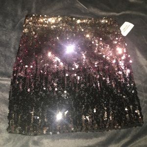 Bodycon sequin skirt
